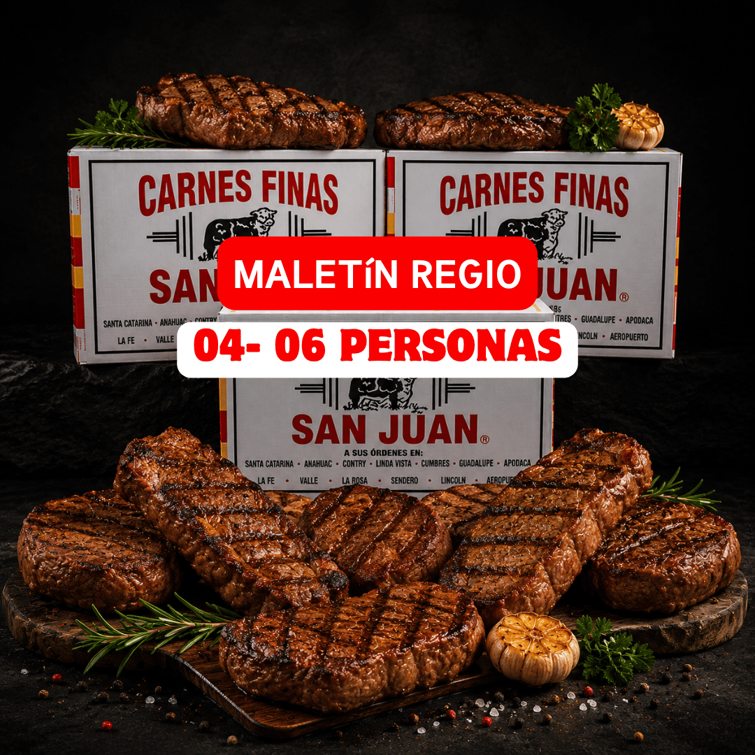 🤠 Maletín Regio para 4 a 6 personas 🥩