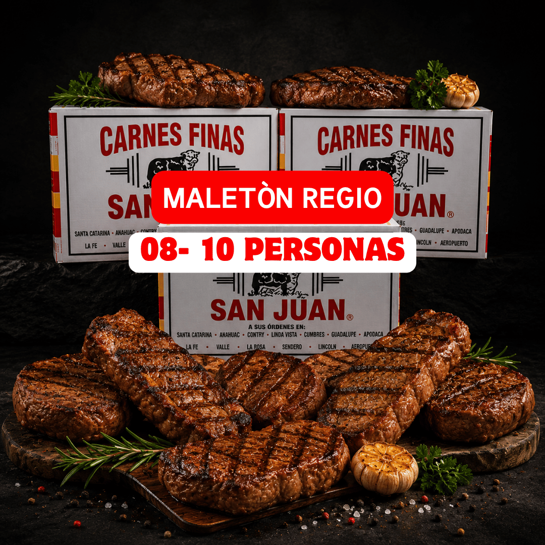 🔥🤠 Maletón Regio para 8 a 10 personas 🥩🍻